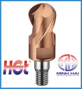 Đầu Dao Phay Cầu 60HRC HGT